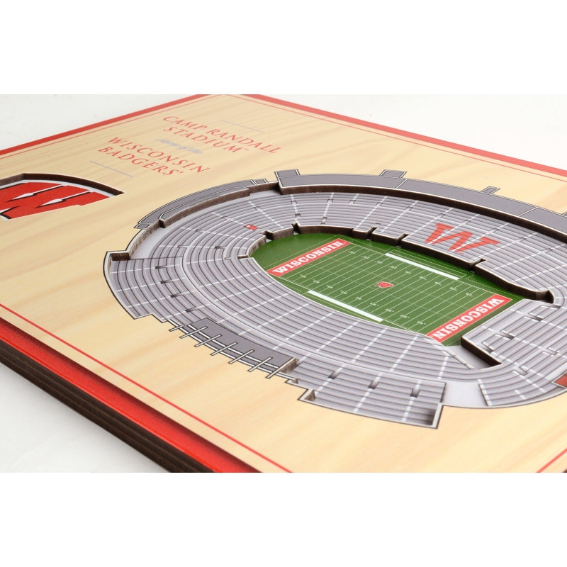 Affichage de bureau ncaa 3d stadiumviews, Wisconsin-Madison