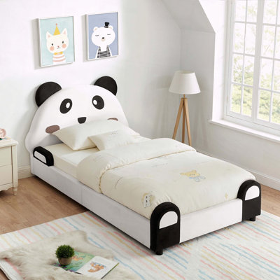 Panda Shaped Kids Bed With Safety Padded Edges