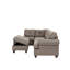 Canapé modulaire contemporain 3 pièces Mocha Dorris