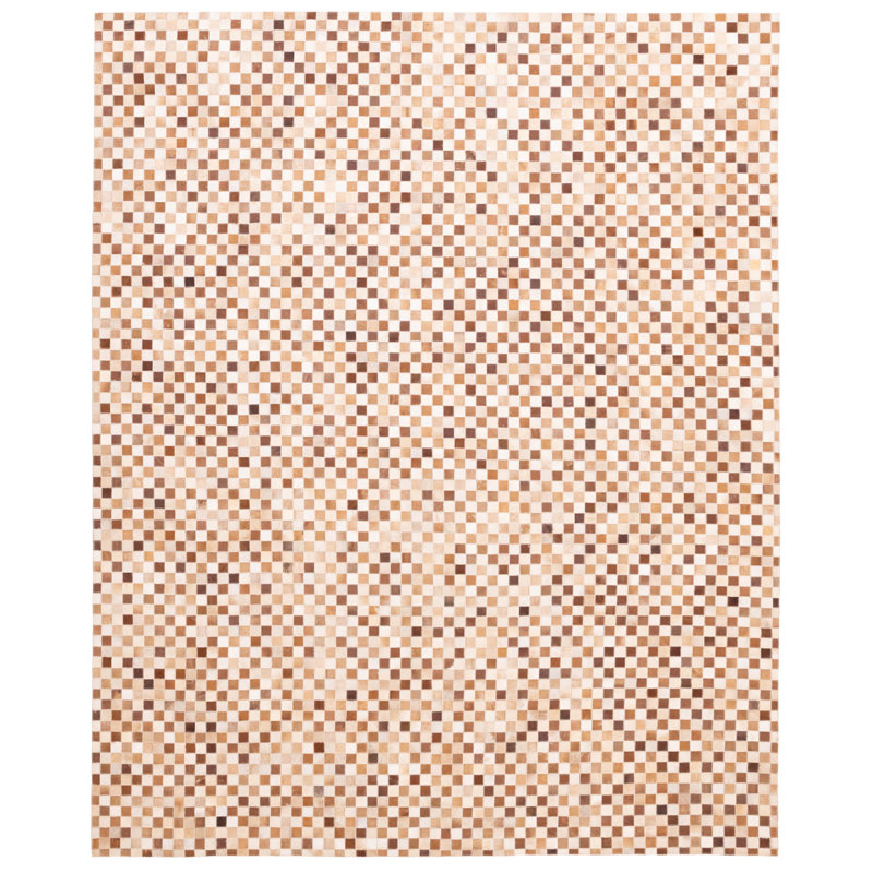 Cowhide Patchwork Brown Rug 8'0" x 10'0"