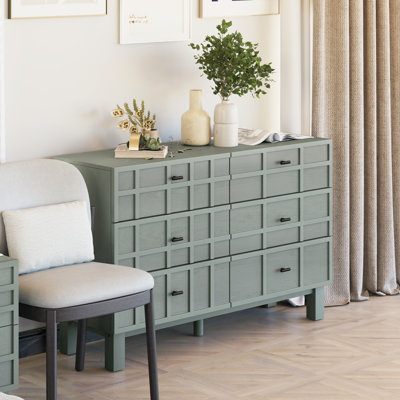 Commode double 6 tiroirs Domhnall Modern