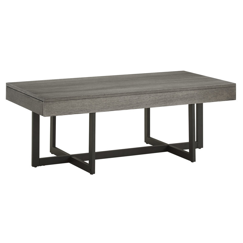 Burch Single Coffee Table, Gray