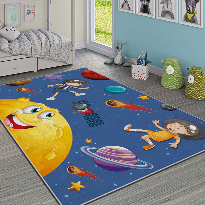 Tapis luxueux, 100% polyester, 70,9 po x 110,2 po | Éponge stratifiée anti-dérapante 740 g / m² pour le confort | Antibactérien, facile à nettoyer, lavable à la machine | Parfait pour le salon et la chambre à coucher