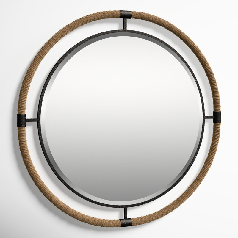 Samara Metal Round Wall Mirror