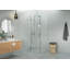 Halo 38 in. x 37 in. x 78 in. 90-degree Fully Frameless Glass Hinged Shower Enclosure-94909101