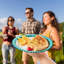 Assiette de mariage jetable en plastique-91083496