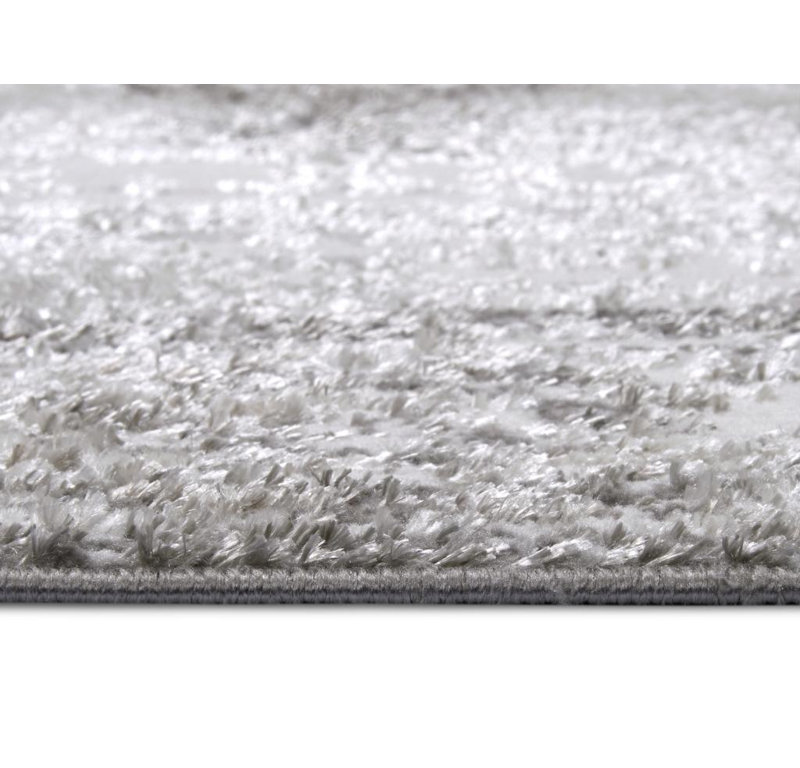 Shine Cream/Black Rug, Rectangle 120 x 170cm