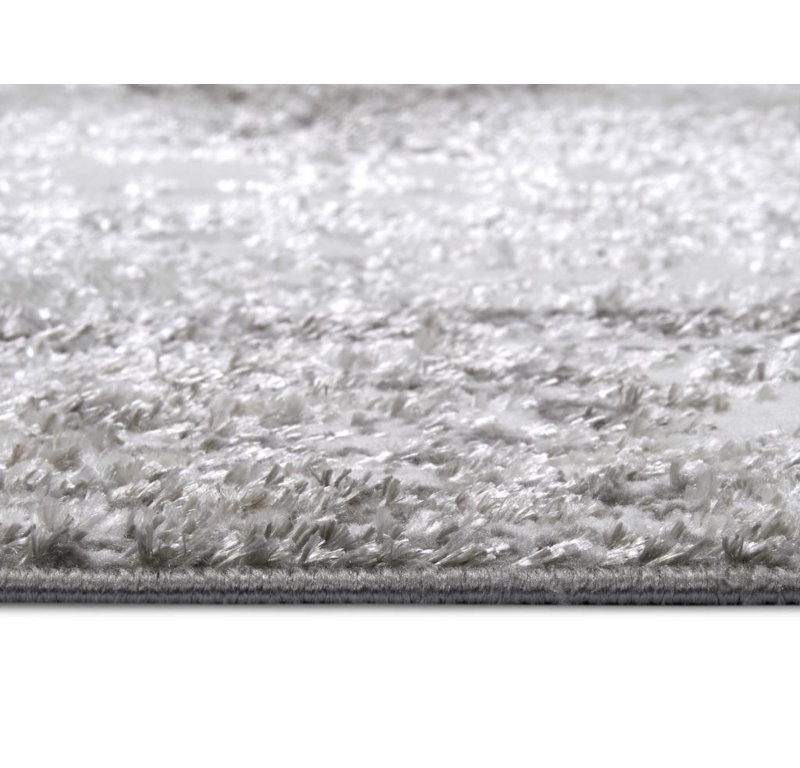 Shine Cream/Black Rug, Rectangular 160 x 235cm
