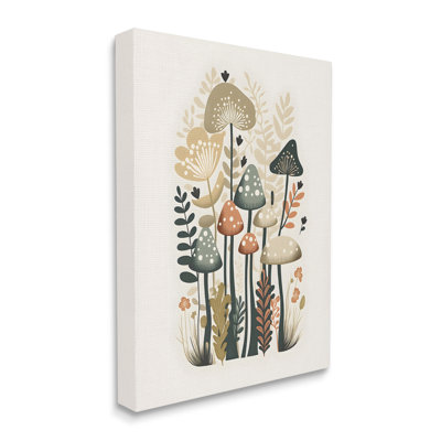 Impression sur toile Whimsical Mushroom Botanicals