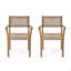 Ensemble de chaises d'extérieur Amaris (ensemble de 2)