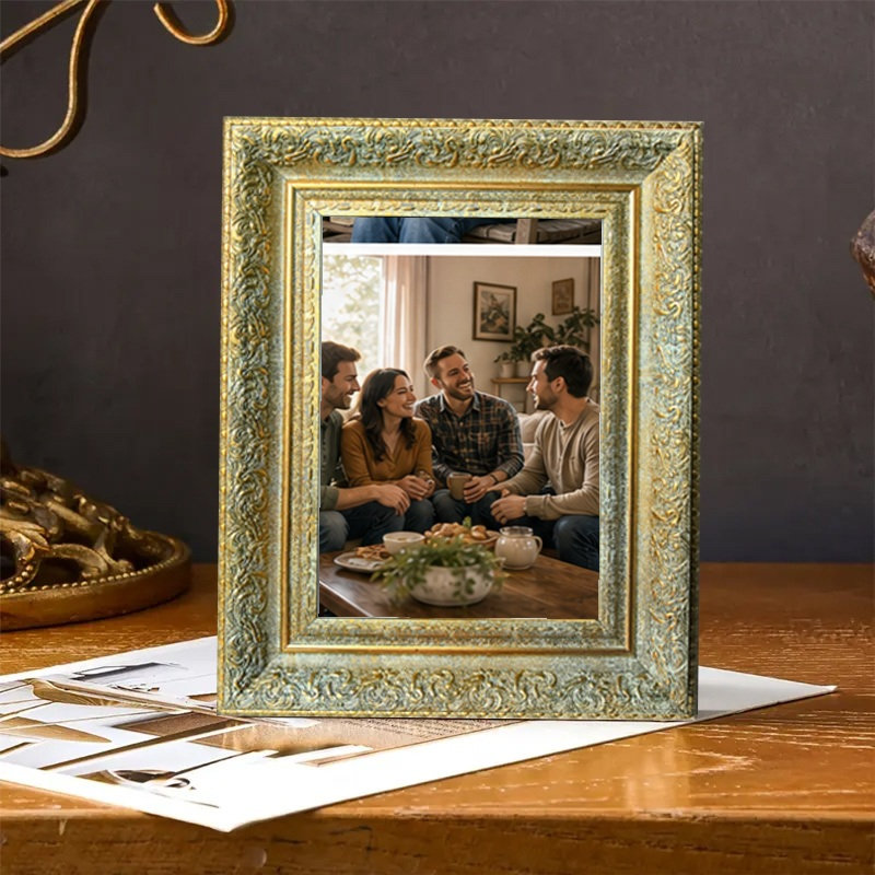 Cadre photo décoratif 3 pièces 5 "x 7" doré antique, Or antique, 3, L 5 po x H 7 po