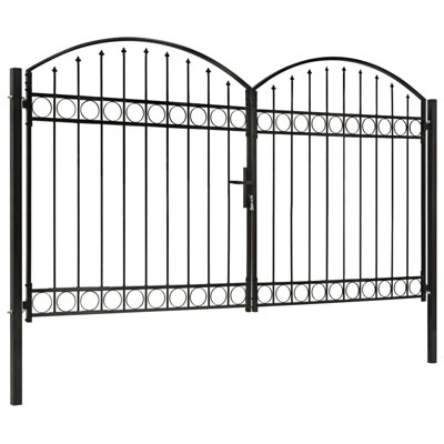 Parthenon Black Metal Gate