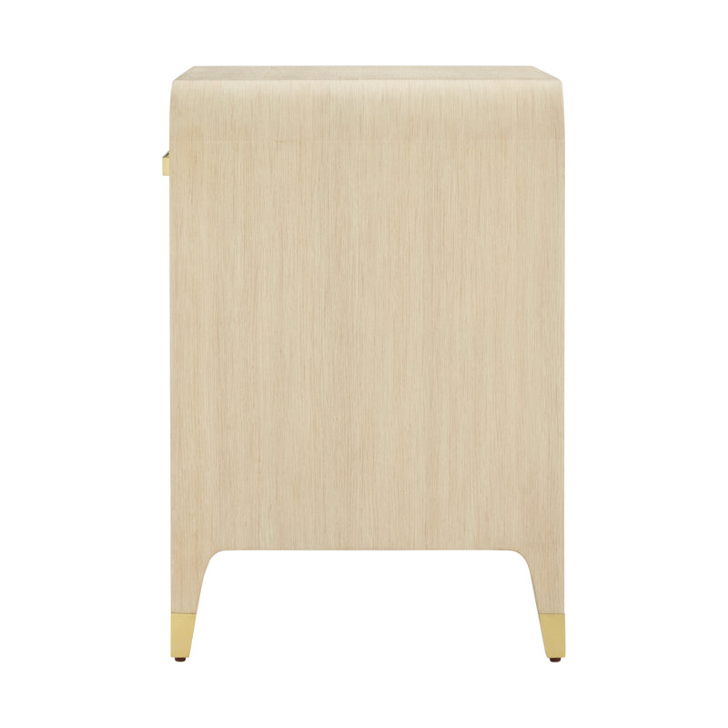 Judith Leiber Couture 1 - Drawer Nightstand, Gold/Gray/Martini