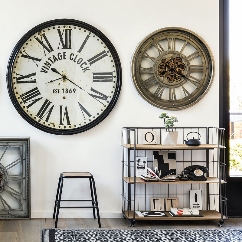 Tennessee 94cm W Metal Shelving Unit with Wheels