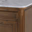 Colorado 48 in. W Marble Top Single Sink Bathroom Vanity, Walnut Brown