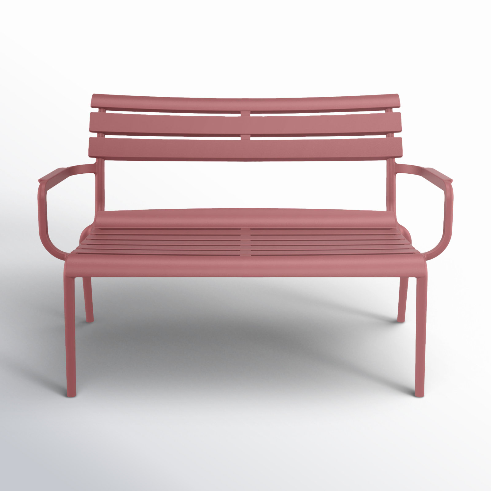 Ruta Paris 46'' Outdoor Bench, Marsala 