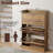 24 Pair Farmhouse Shoe Storage Cabinet