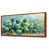 Toile avec cadre flottant brun