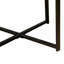 Table basse en bois octogonale rétro avec patchwork artisanal 30 pouces-1261921054