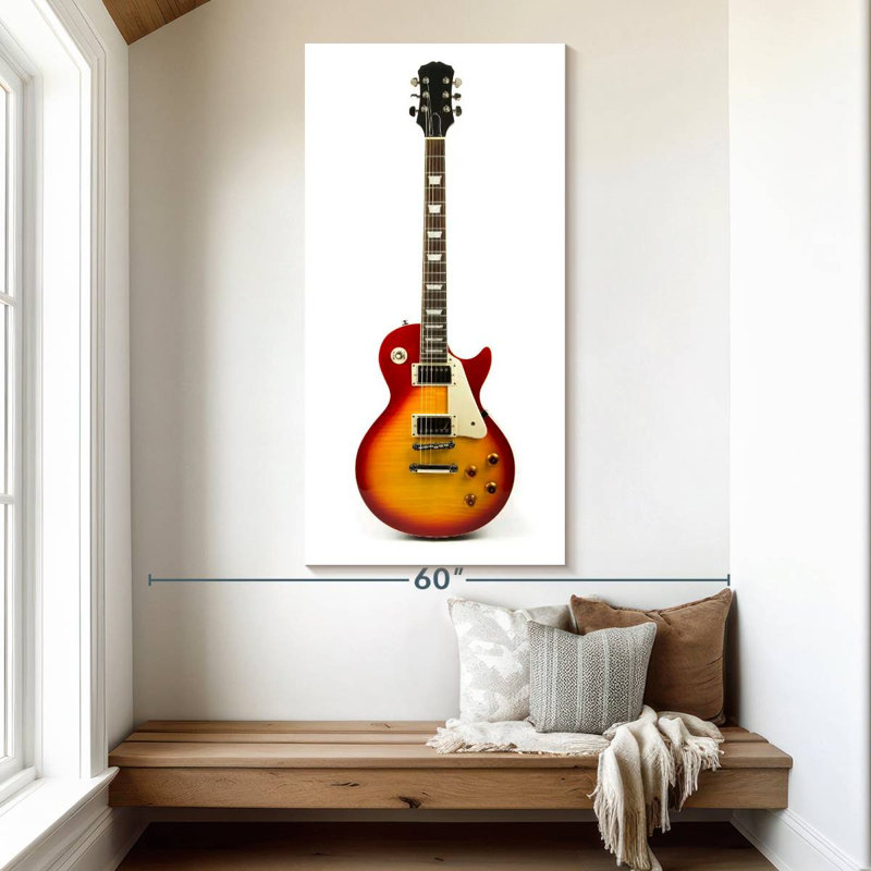 Guitare électrique classique, H 54 po x l 27 po