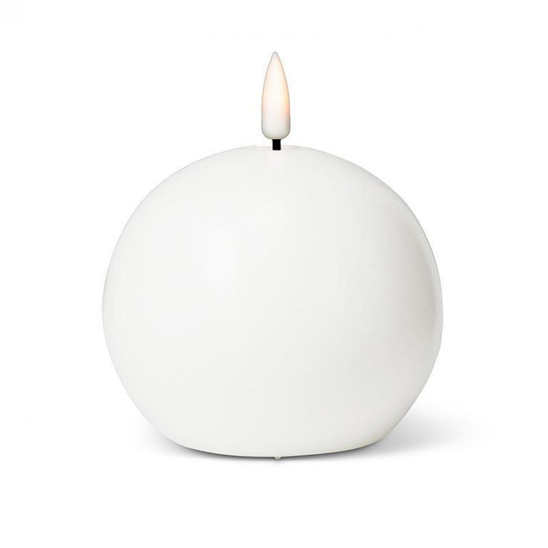 Bougie à DEL, Blanc / Blanc