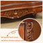 Armoire d'appoint cerisier massif et bois manufacturé