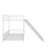 Twin Over Twin Size Metal Bunk Bed With Slide-1133128947
