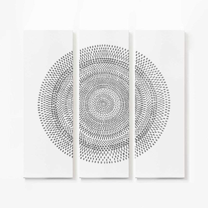 Vision bohémienne | Impression sur toile 3 panneaux, H 60 po x l 60 po