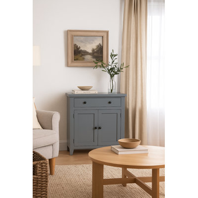 Sunset 31.5" Wide Classic 2-Door Accent Cabinet with Drawer