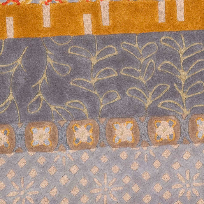 Tapis floral en laine touffeté à la main Grosvenor Drive