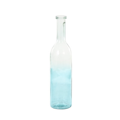 Northridge Recycled Glass Handmade Tall Ombre Floor Decorative Vase