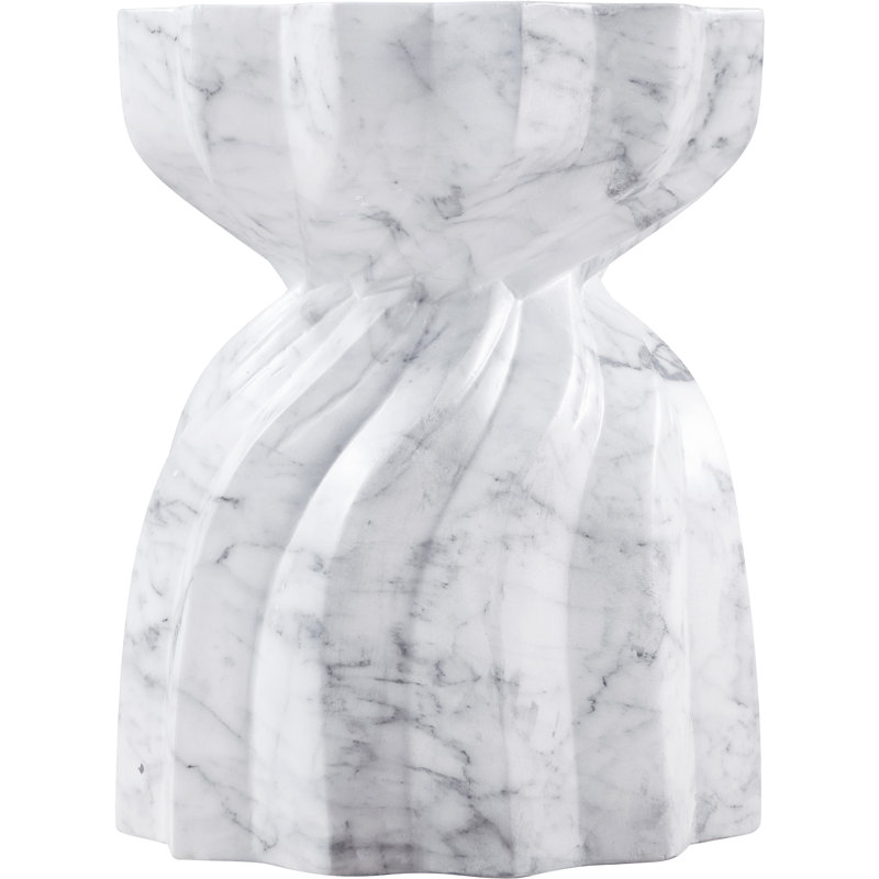 Table de bout Caserta, Blanc