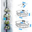 Metal Tension Bathroom Shelves