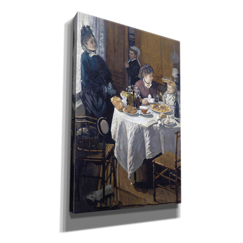 " The Luncheon " by Claude Monet, 18" H x 12" W x 0.75" D