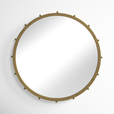 Weston Metal Round Mirror