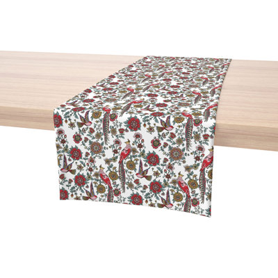 Table Runner, 100% Cotton, Floral 52