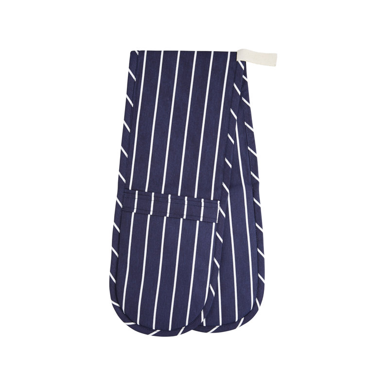 KitchenCraft Butchers Stripe Striped Oven Mitt