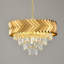 Lustre moderne en cristal 5 lumières