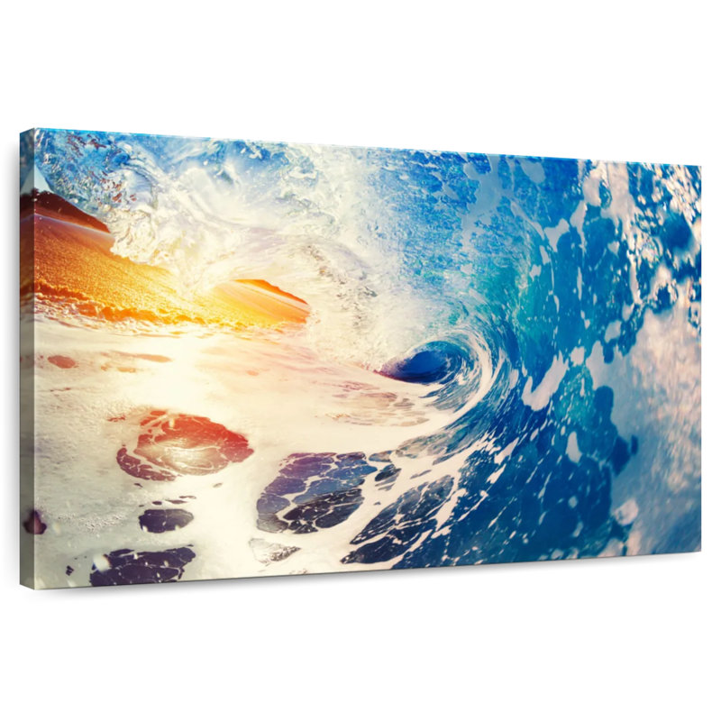 Gillard Retro Ocean Wave, H 20 po x l 30 po
