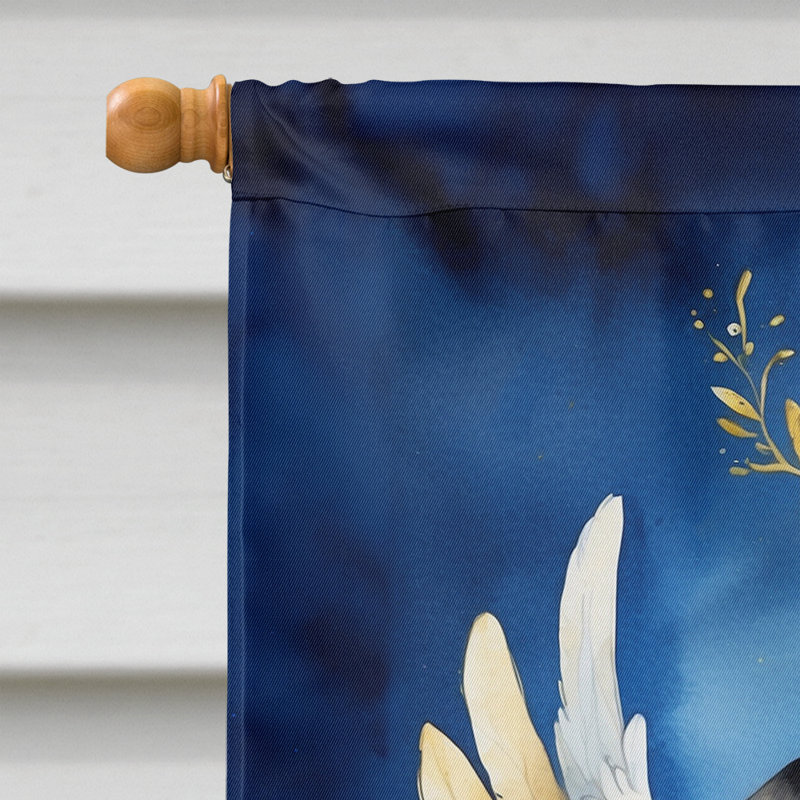Drapeau «Black Pug My Angel House»
