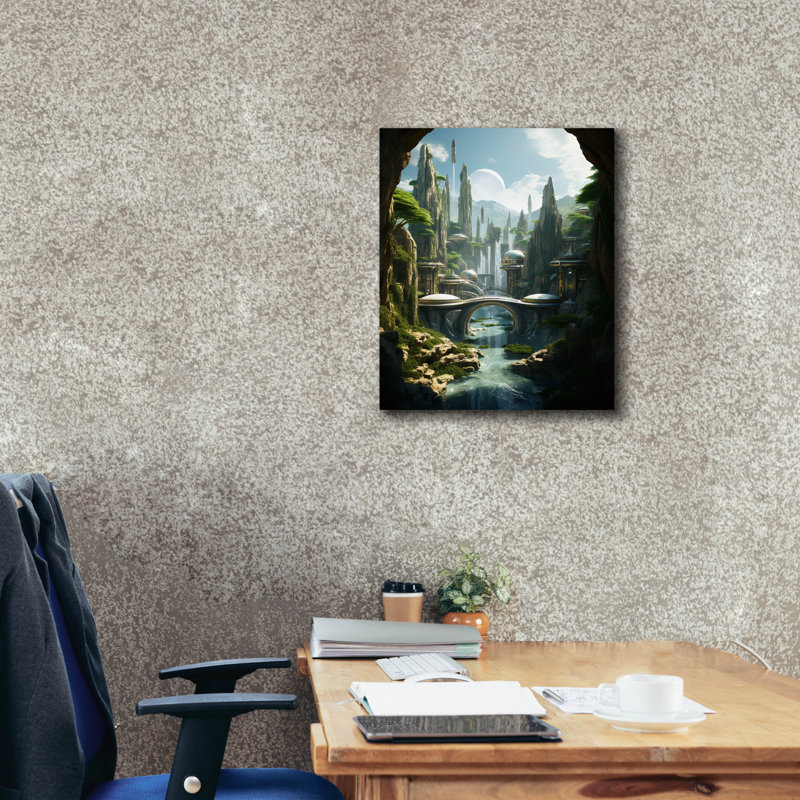 «Winster Porter» par r3darch0n, art mural sur toile, H 24 po x l 20 po x P 0,75 po