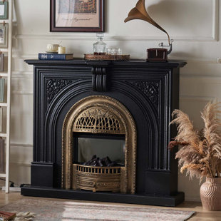 French-style Carved Heating Fireplace