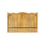 Armoire coulissante 35,4 "à 2 portes avec trois niveaux d'espace de rangement, convenant aux salles de bain, cuisines, salles à manger, naturel