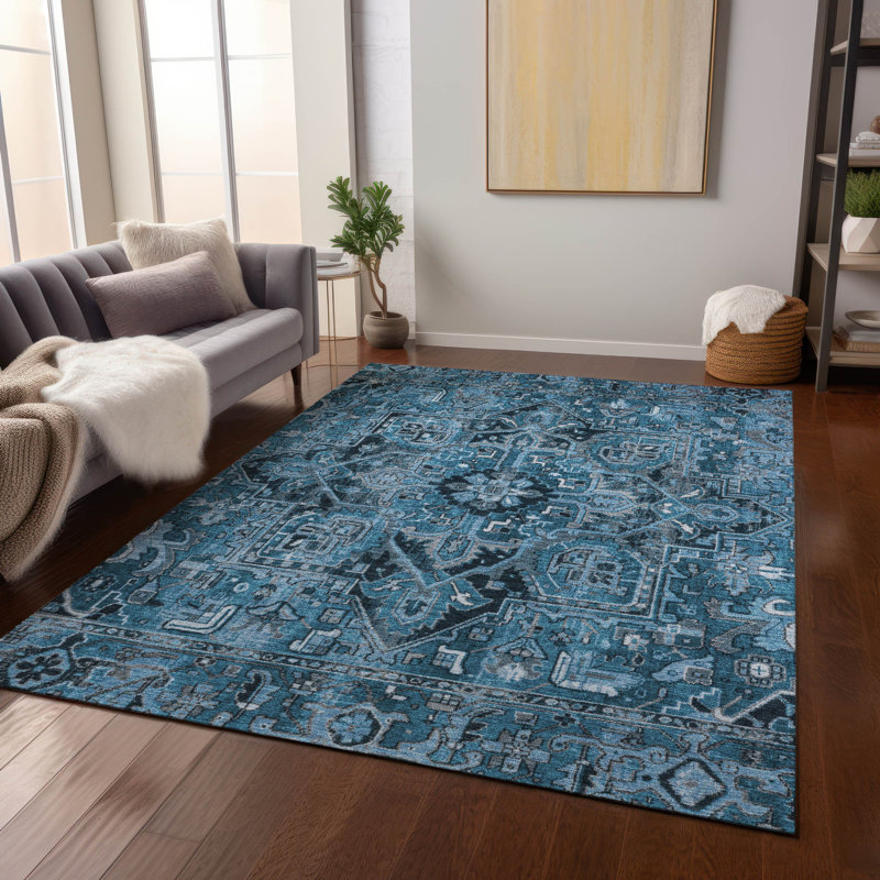 Tapis intérieur / extérieur Mexia avec envers antidérapant, Rectangle 2 pi 6 po x 3 pi 10 po