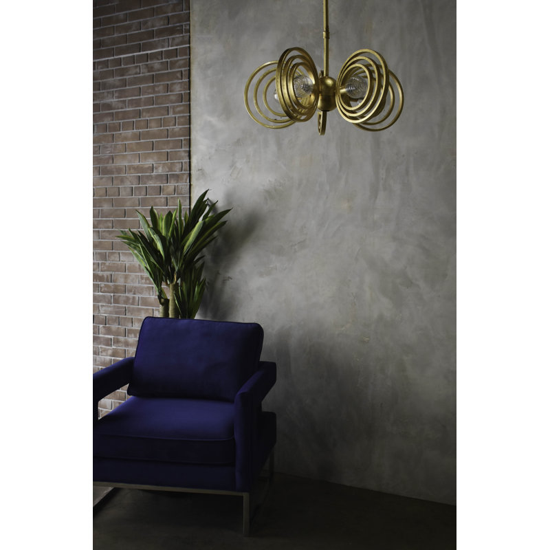 Frequency 6 - Light Chandelier, Gold
