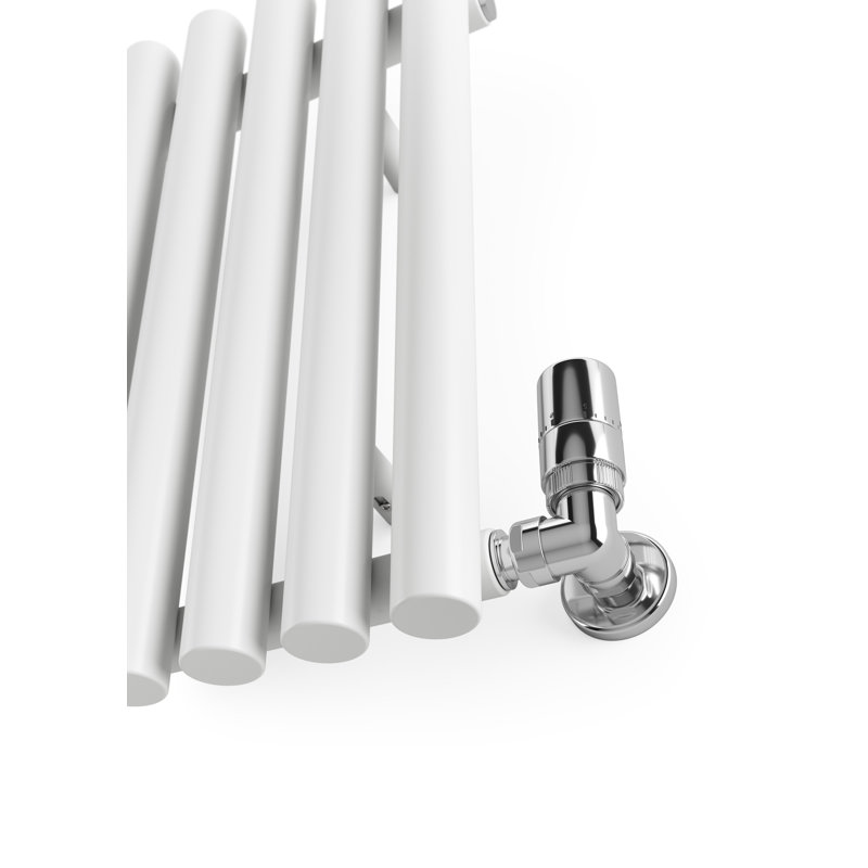 Rolo Room Cylindrical Bar Designer Radiator, White
