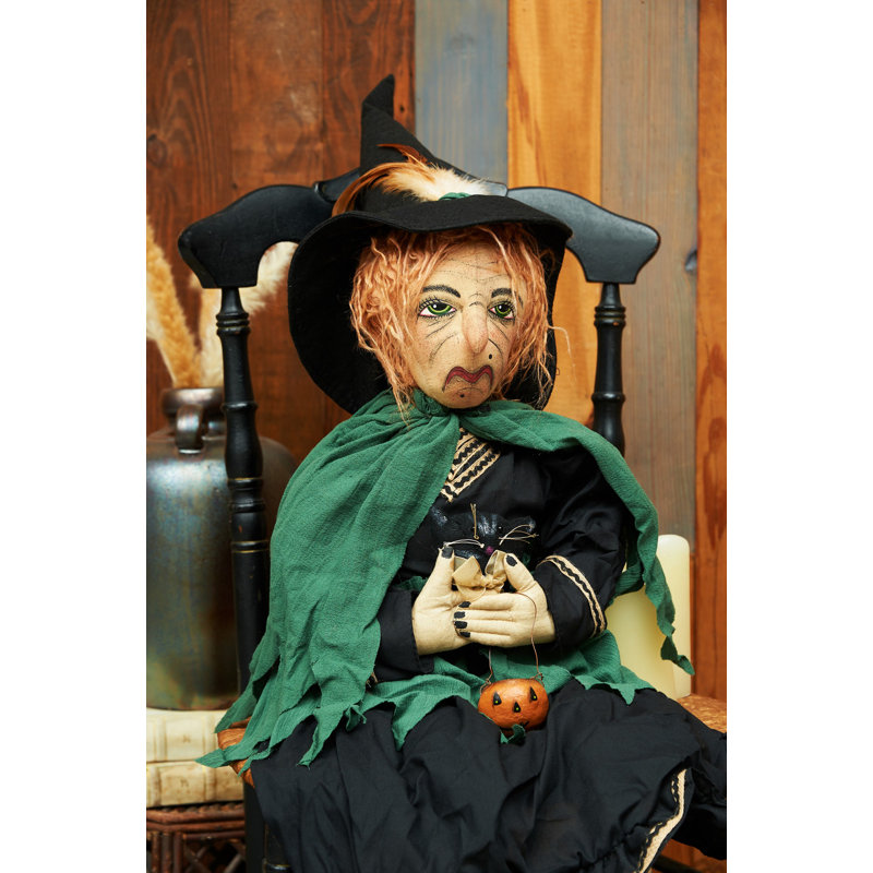 Yolanda Joe Spencer Gathered Traditions Halloween Art Doll Figure