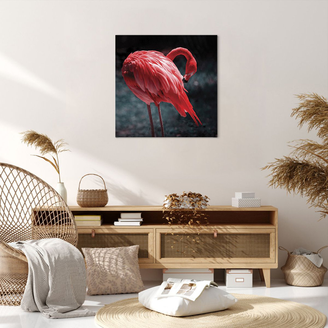 Leinwandbild Flamingo Pink Bird