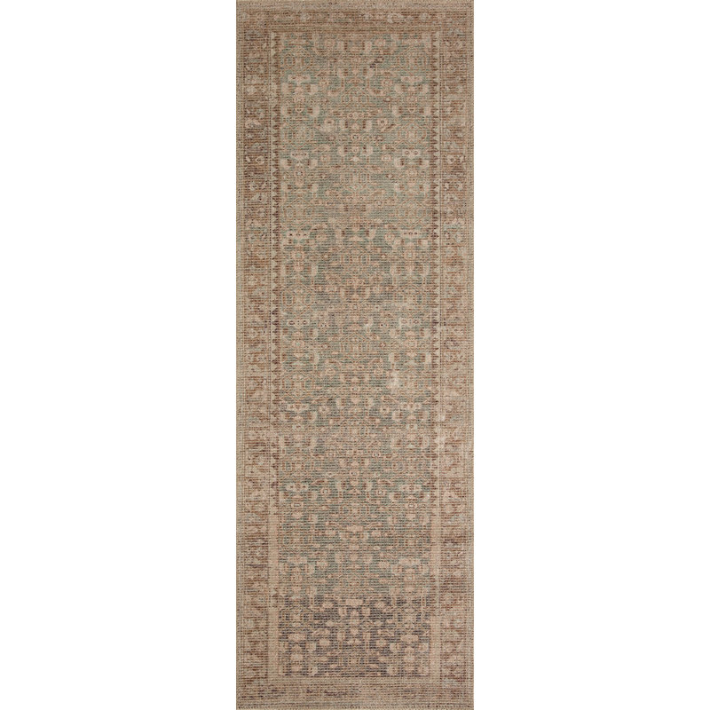 Tapis sauge / écorce Angela Rose x Loloi Aubrey, Tapis de couloir 2 pi 6 po x 9 pi 6 po
