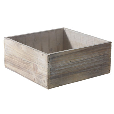 Boîte à fleurs en bois 